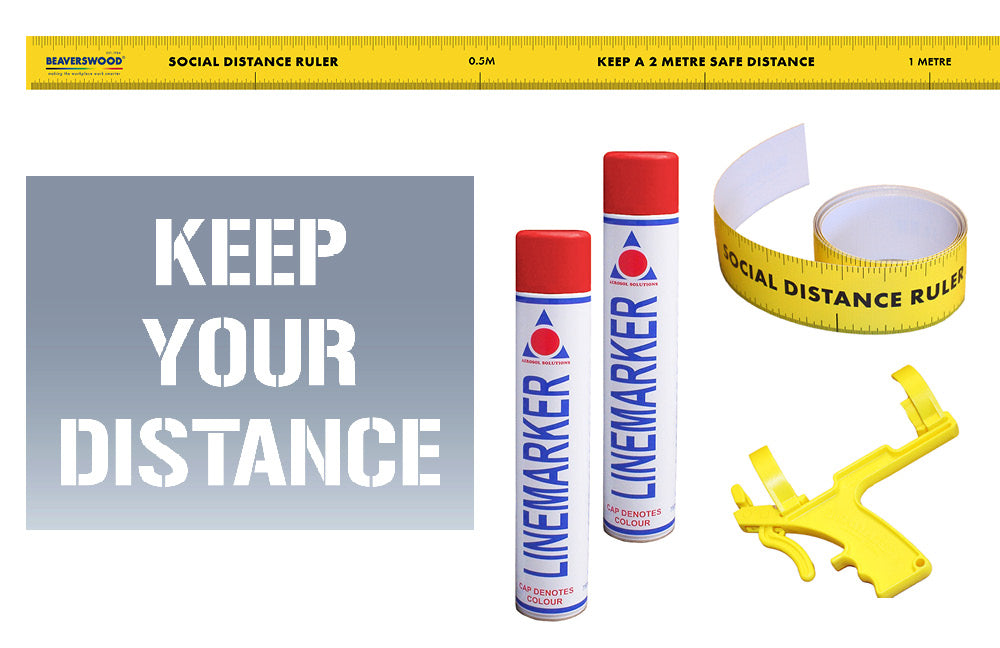 Social Distance Stencil Kits