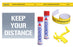 Social Distance Stencil Kits