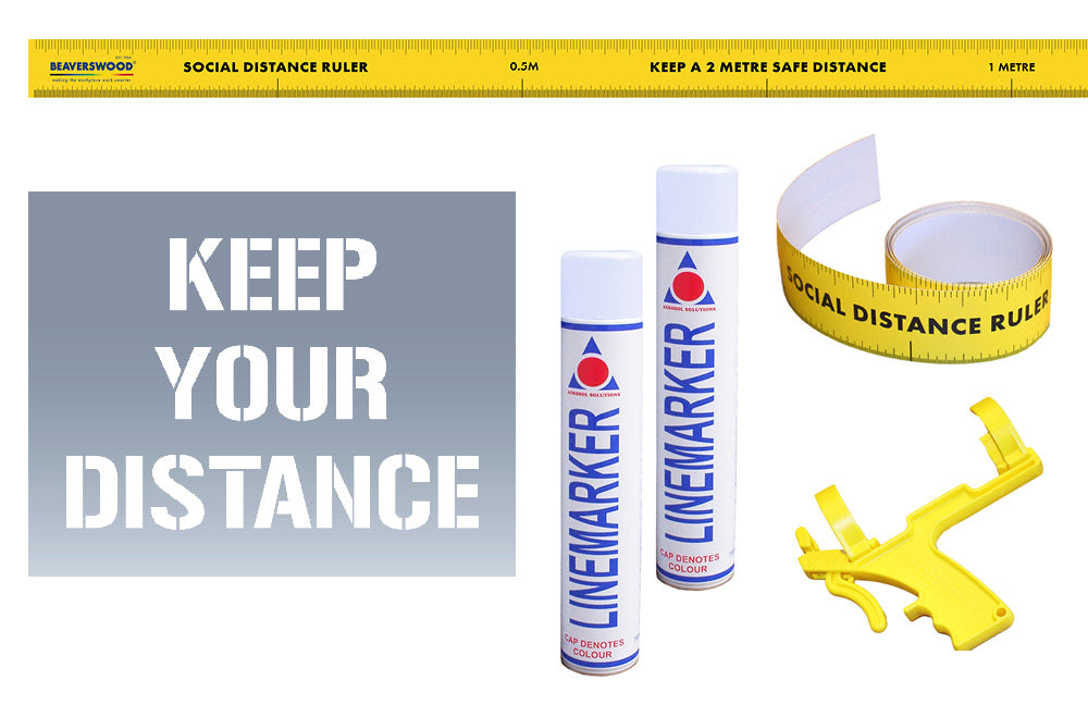 Social Distance Stencil Kits