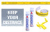 Social Distance Stencil Kits