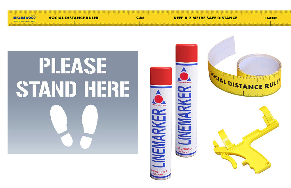 Social Distance Stencil Kits