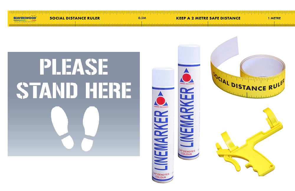 Social Distance Stencil Kits