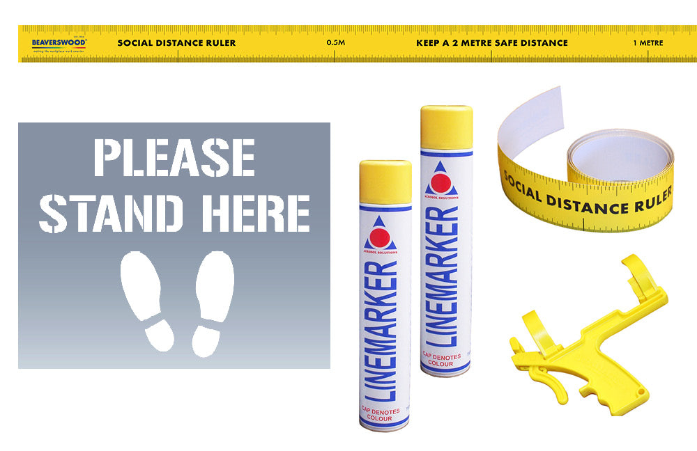 Social Distance Stencil Kits